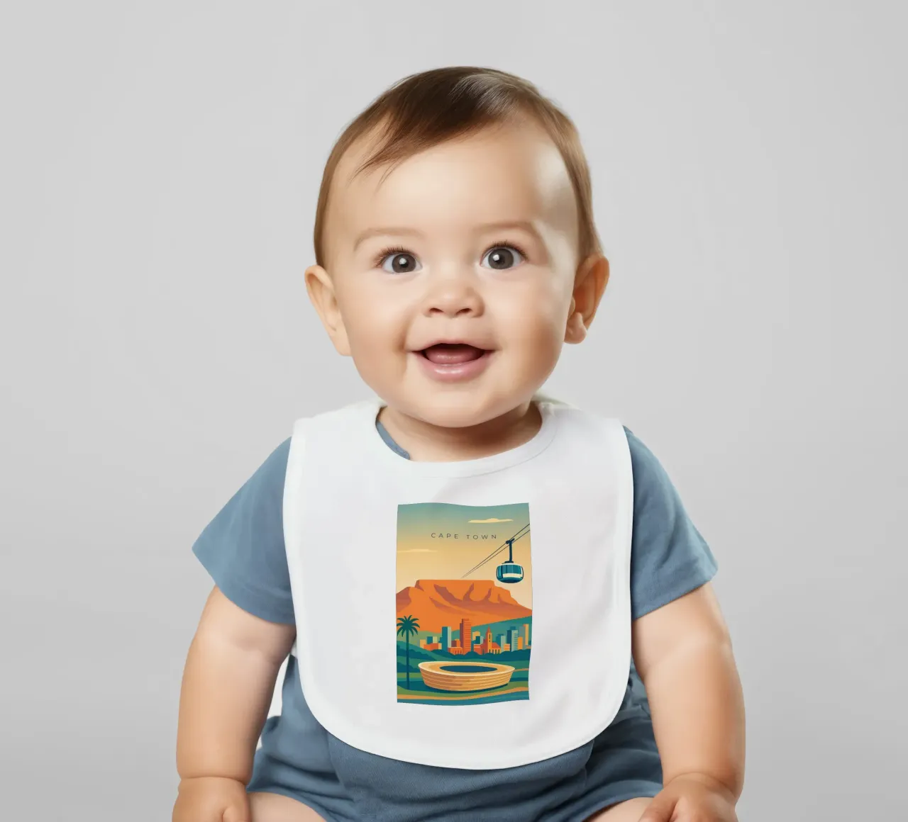 Cape Town bavaglino da minimalist designs