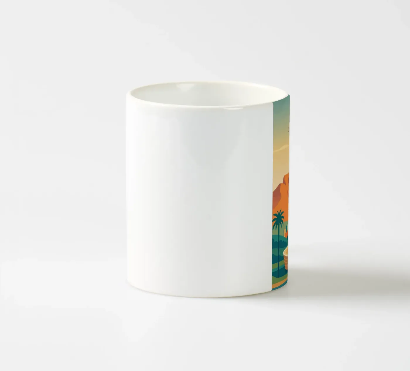 Cape Town ceramic mug by minimalist designs