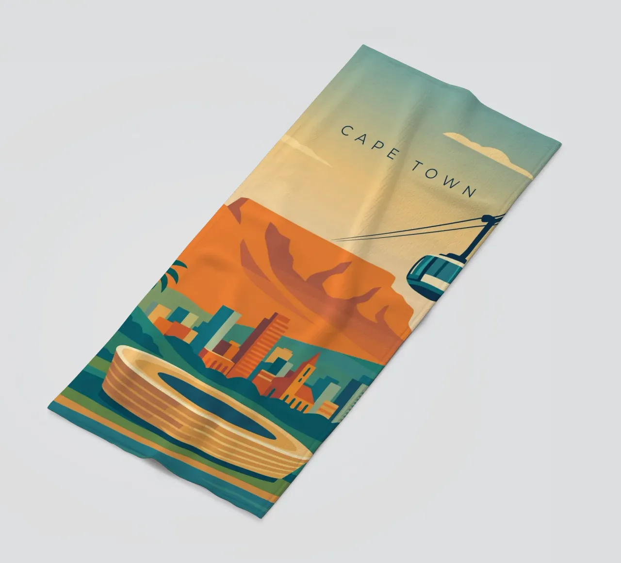 Cape Town telo mare da minimalist designs