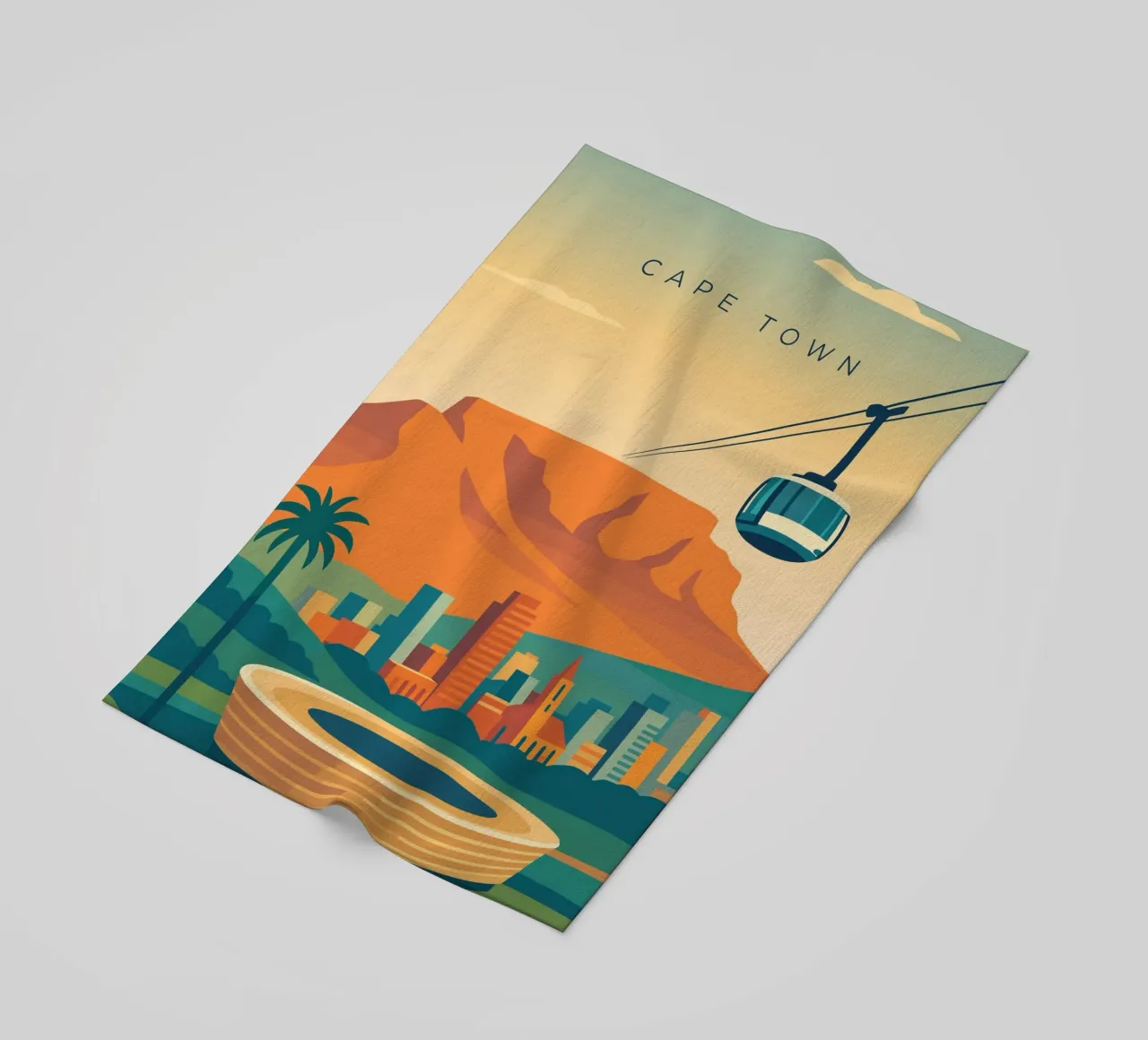 Cape Town telo mare da minimalist designs