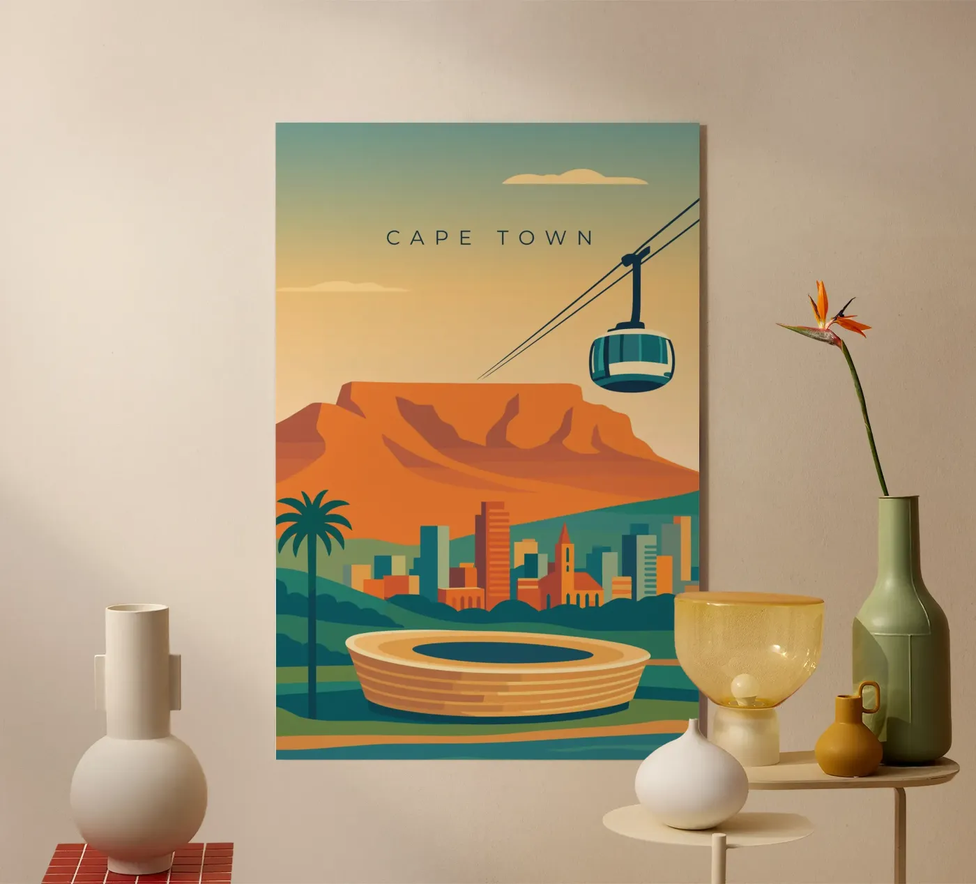 Cape Town acryl van minimalist designs