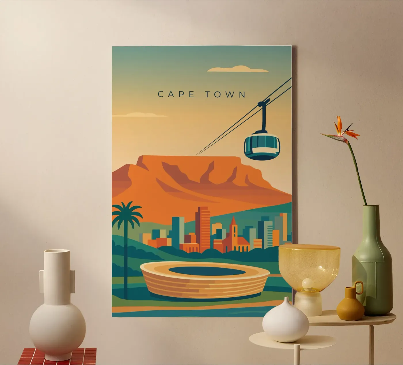 Cape Town tela da minimalist designs