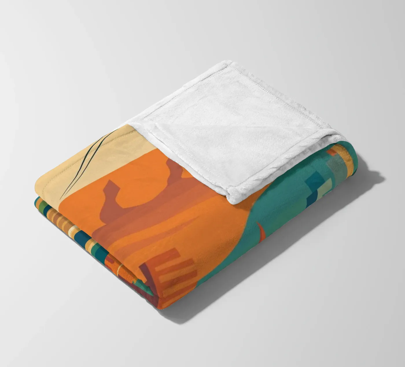 Cape Town Fleecedecke von minimalist designs