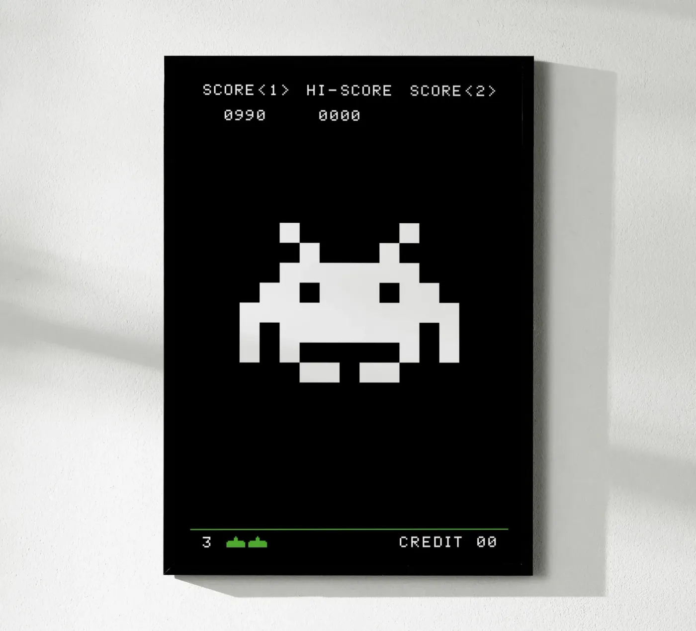 space invaders poster van kathrin-krieter