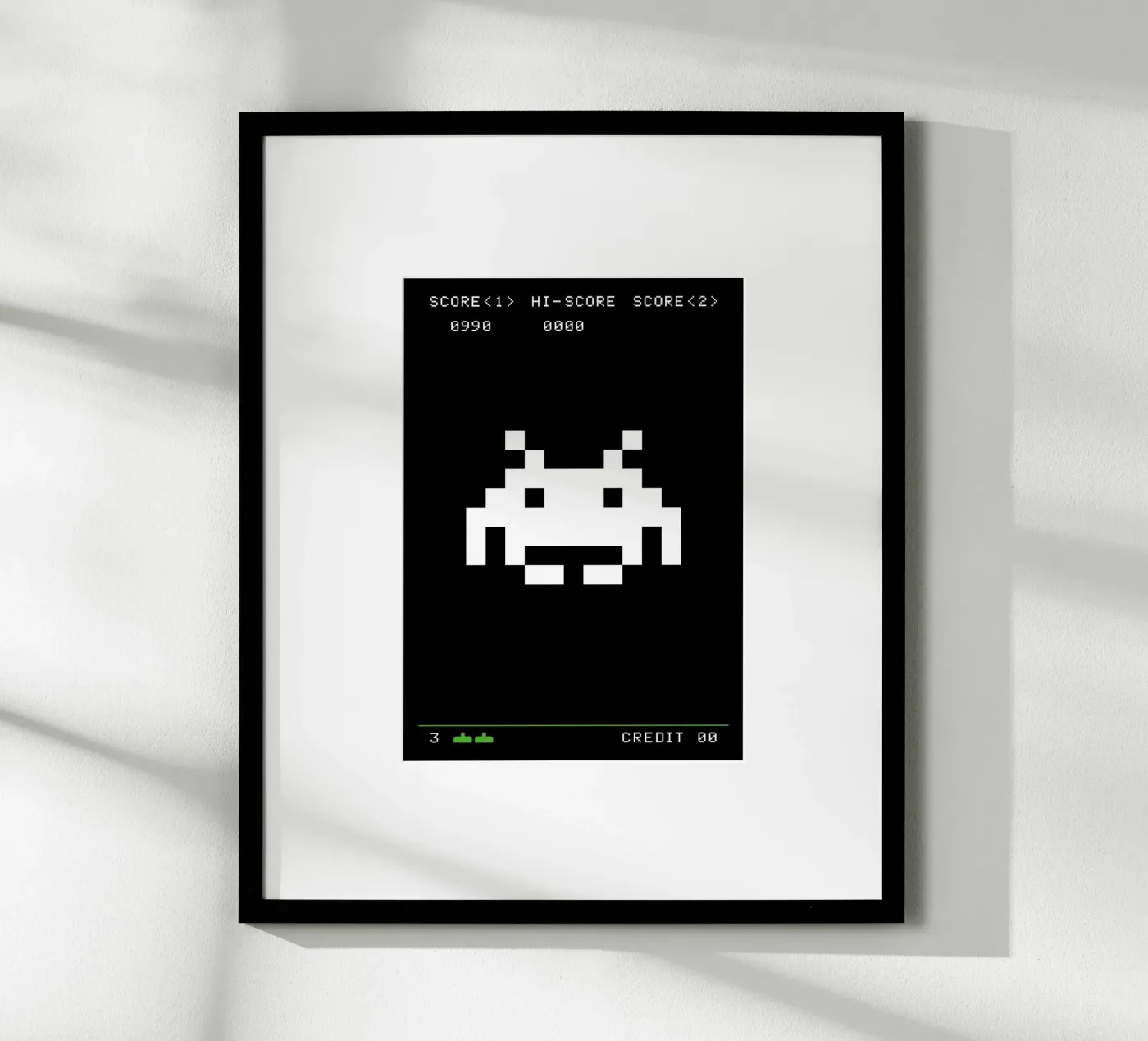 space invaders poster van kathrin-krieter