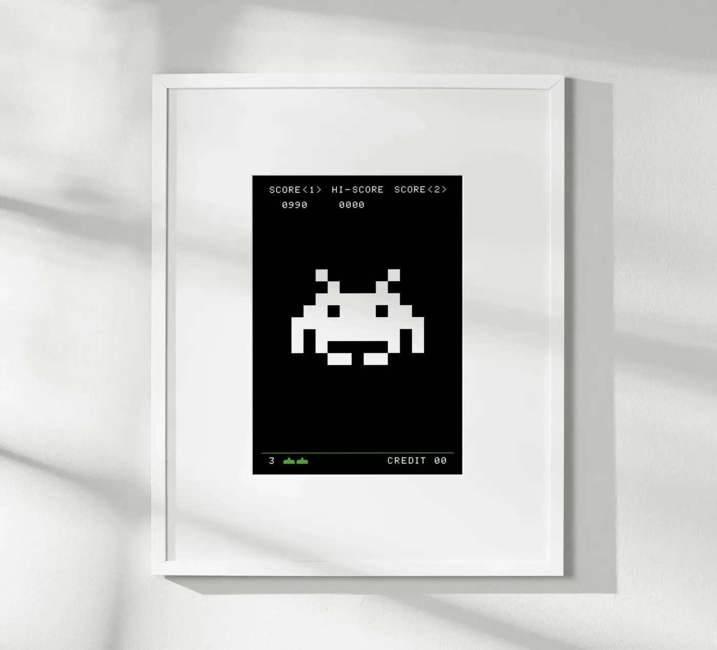 space invaders poster van kathrin-krieter