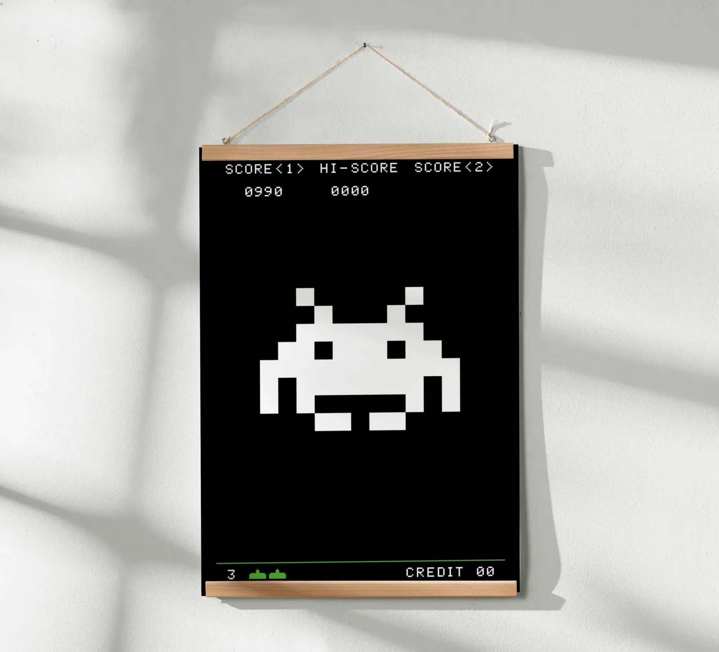 space invaders poster van kathrin-krieter