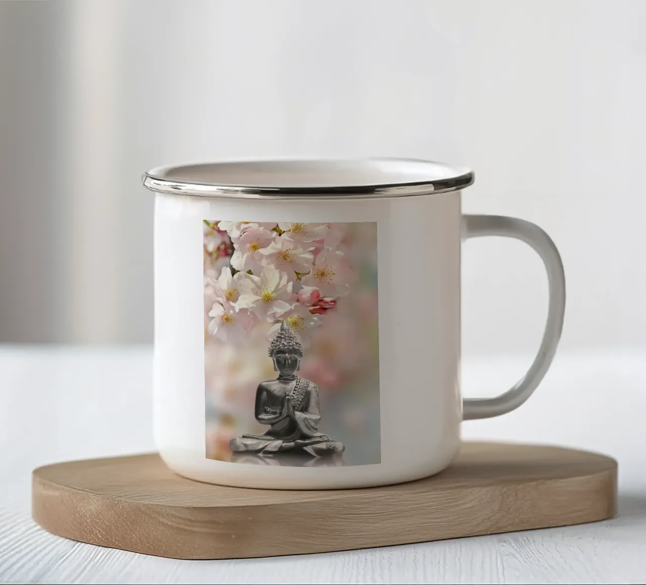 Buddha tazza in smalto da Atteloi