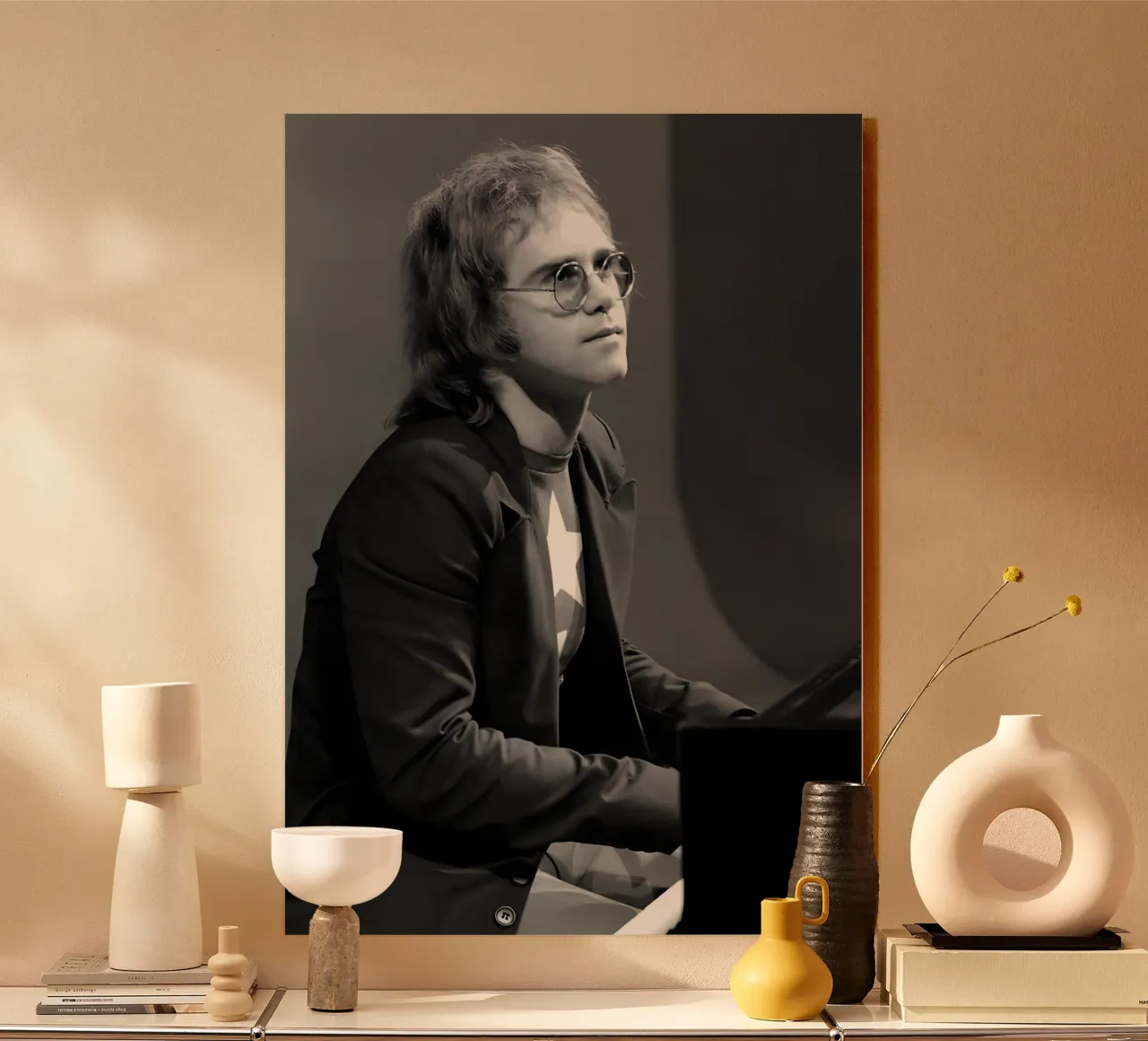 Elton John plexiglass da Music Vibes