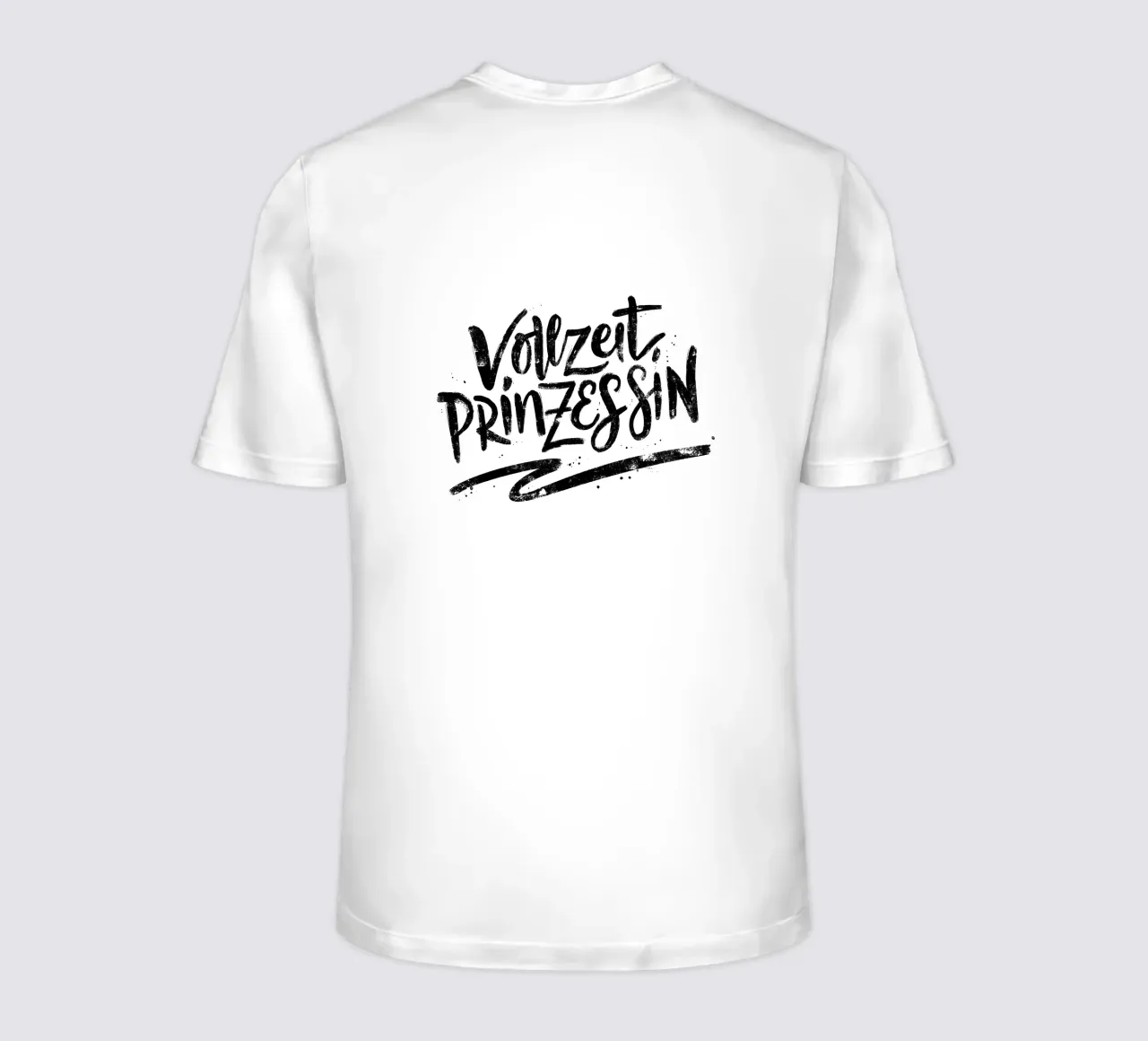 Principessa a tempo pieno. Calligrafia a pennello t-shirt da CalliLetters