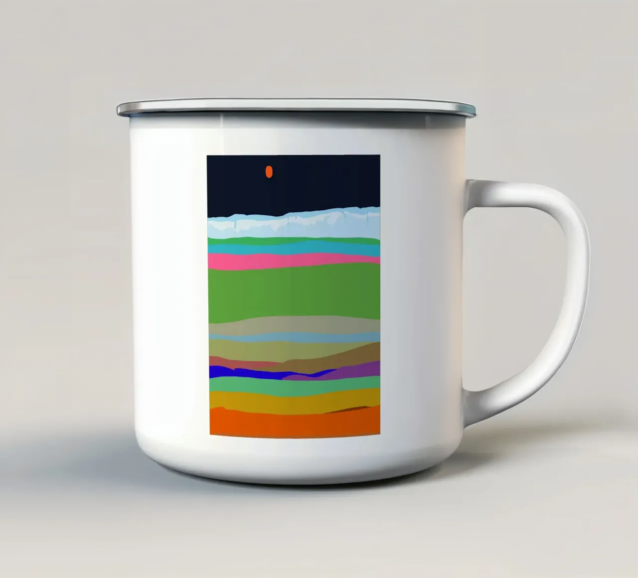 Islanda tazza in smalto da 83oranges