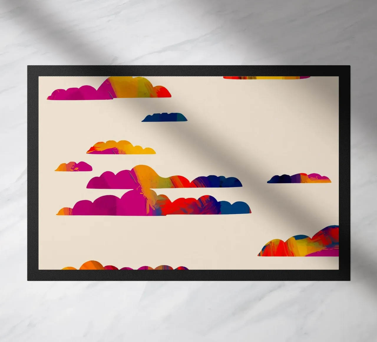 Totem Clouds doormat by 83oranges.com
