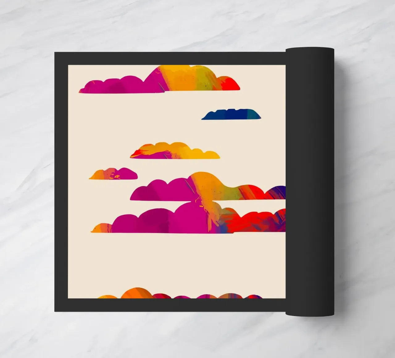 Totem Clouds doormat by 83oranges.com