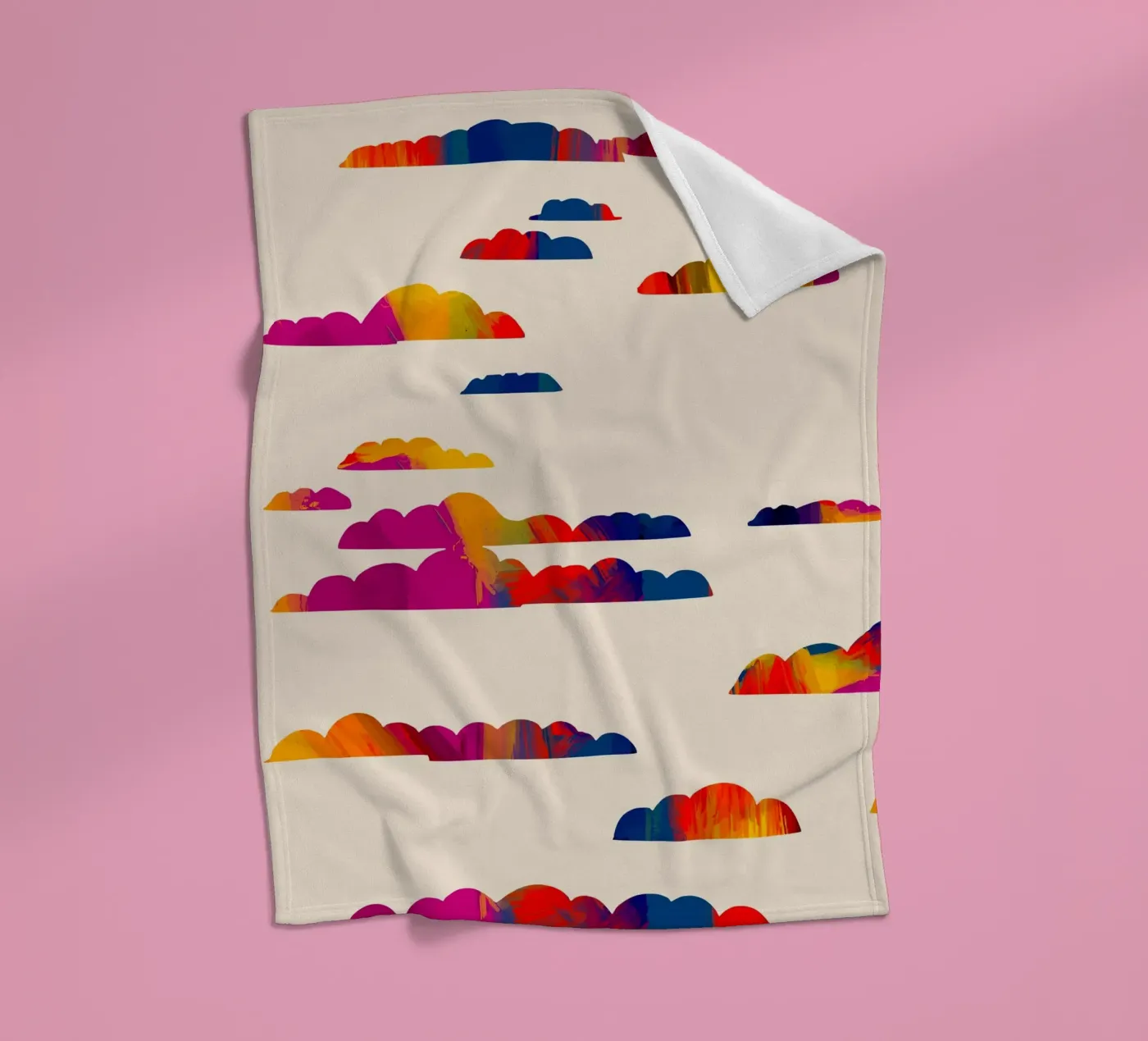 Totem-Wolken Fleecedecke von 83oranges.com