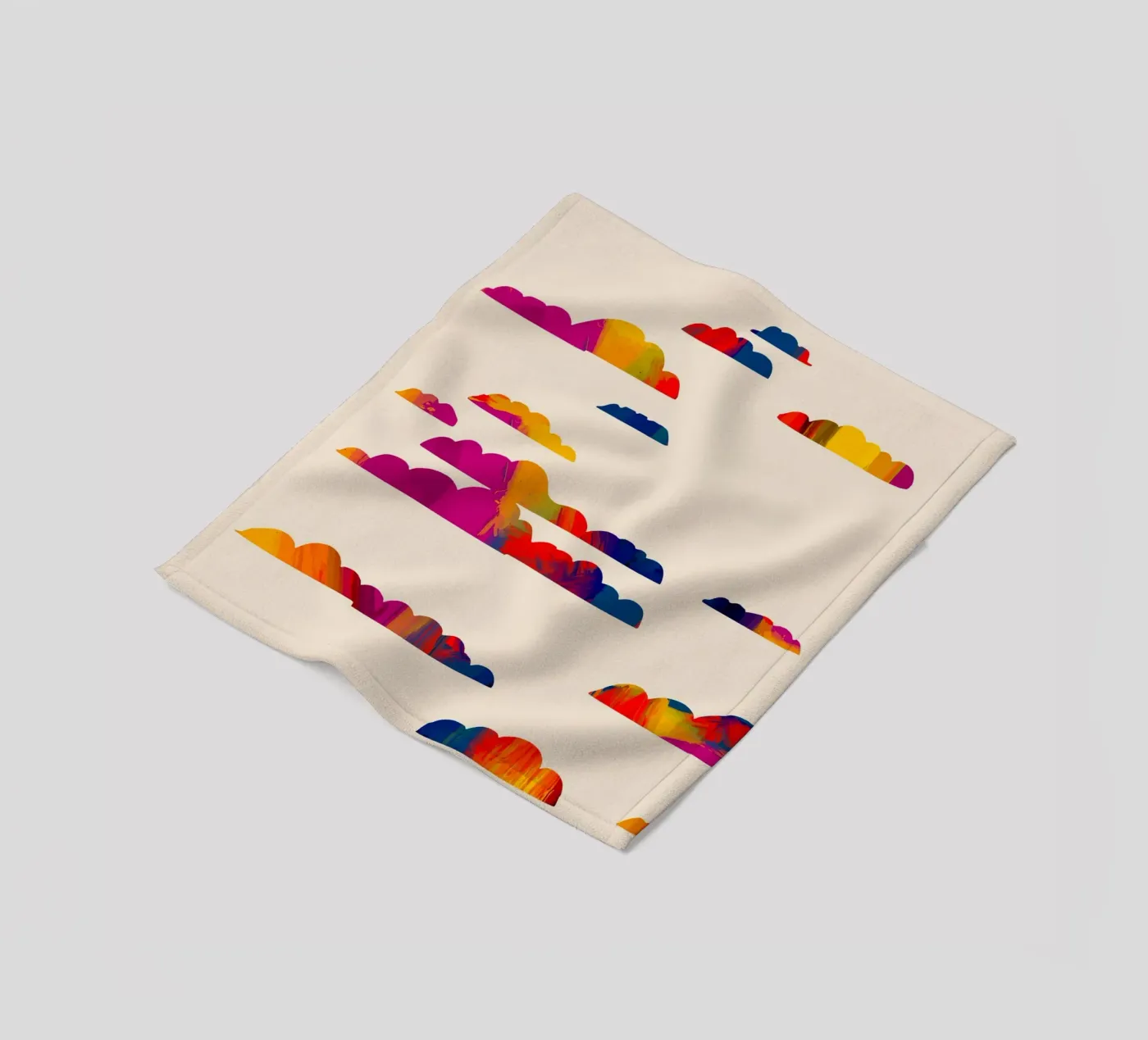 Totem-Wolken Fleecedecke von 83oranges.com