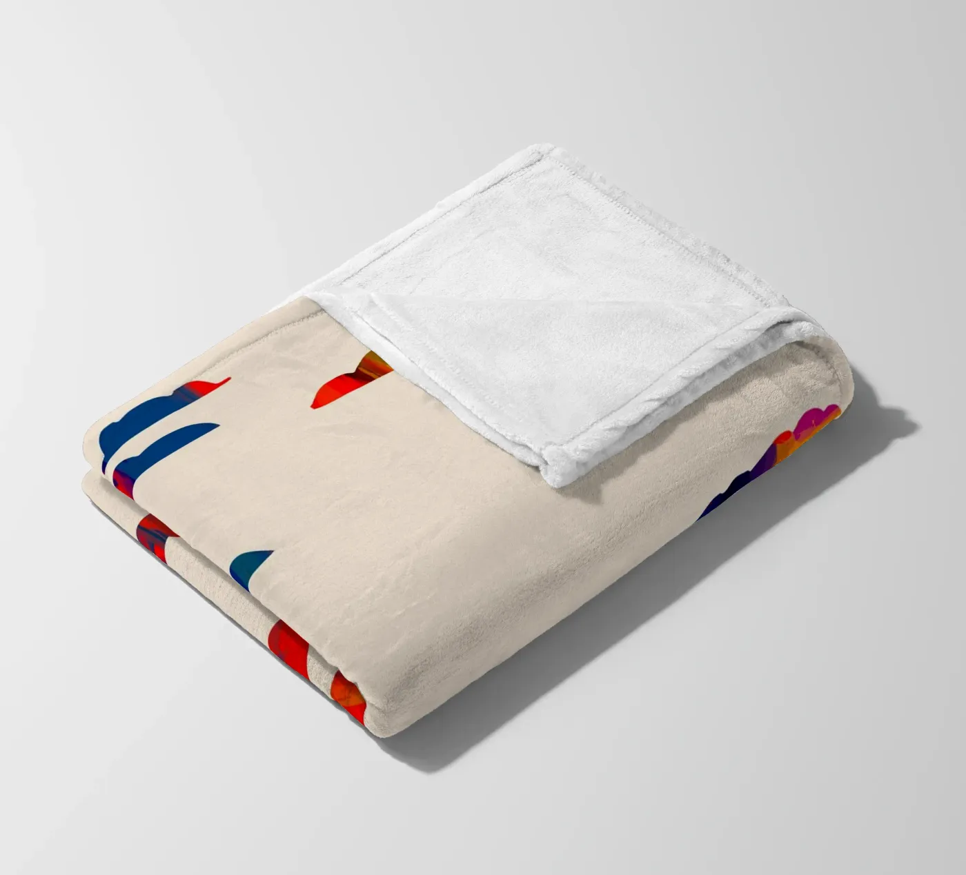 Totem-Wolken Fleecedecke von 83oranges.com