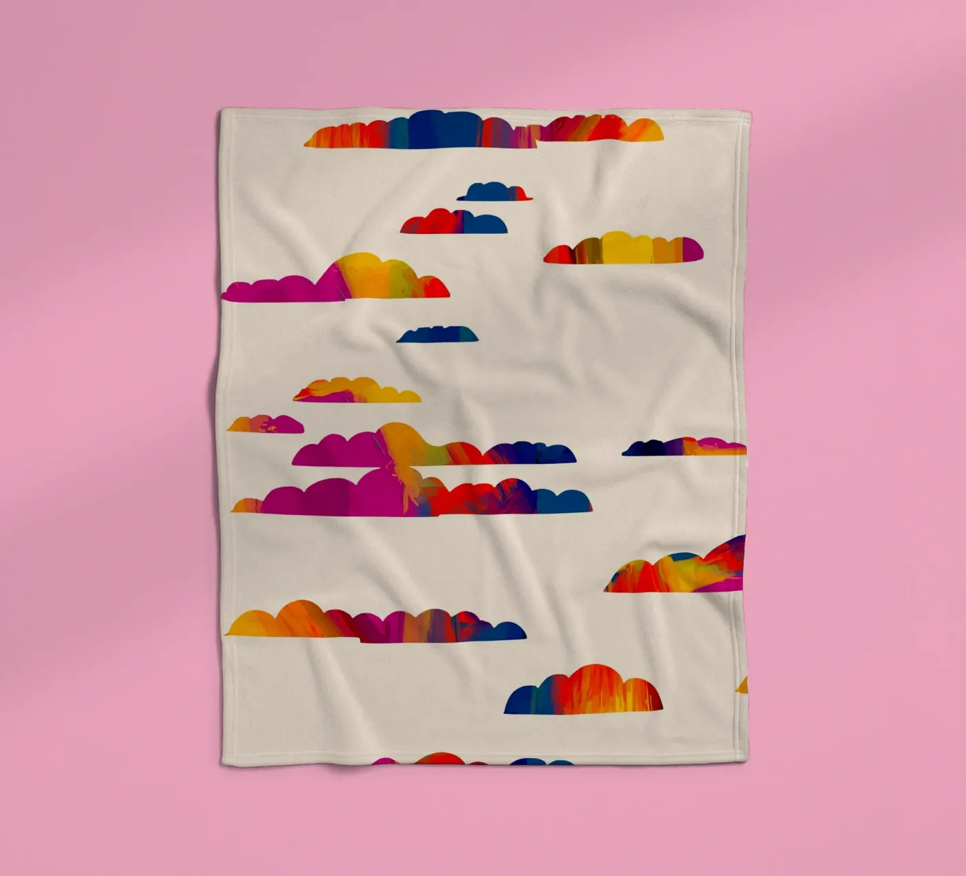 Totem-Wolken Fleecedecke von 83oranges.com