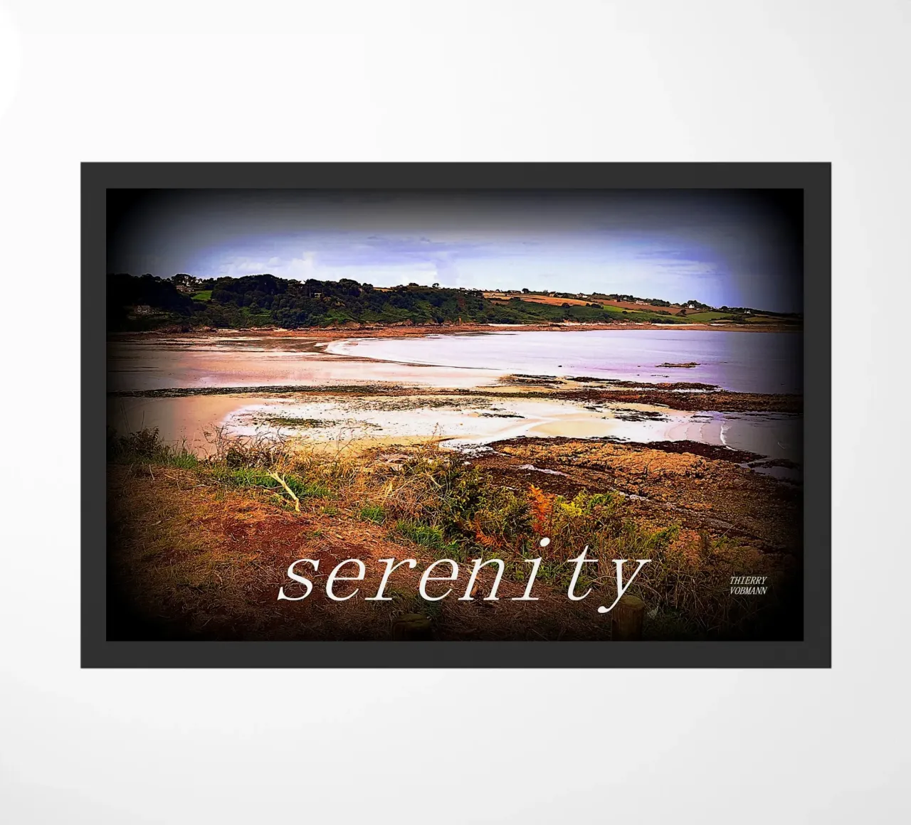 SERENITY. doormat by TYPOGRAPHY BY THIERRY VOBMANN