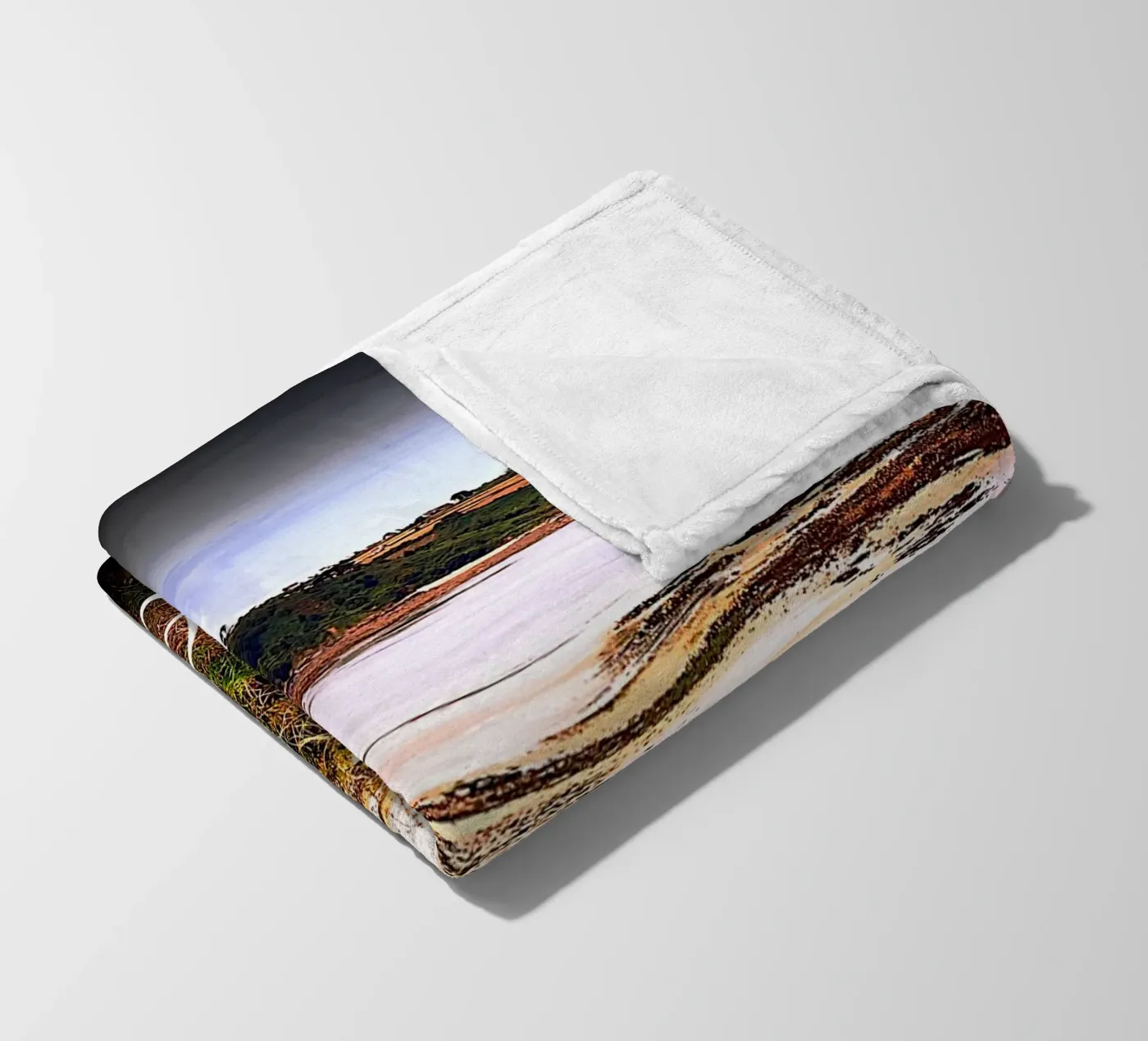 SERENITEIT. fleecedeken van TYPOGRAPHY BY THIERRY VOBMANN