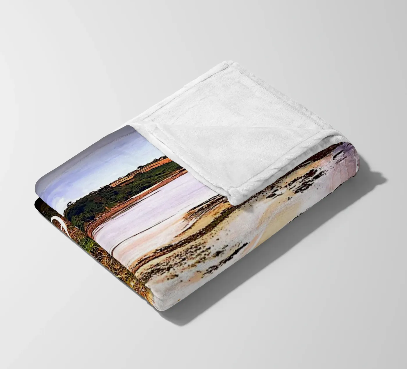 SERENITEIT. fleecedeken van TYPOGRAPHY BY THIERRY VOBMANN