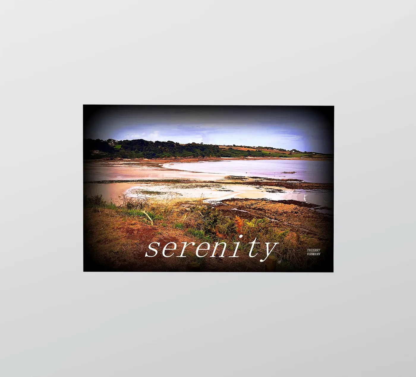 SERENITY. sticker by TYPOGRAPHY BY THIERRY VOBMANN