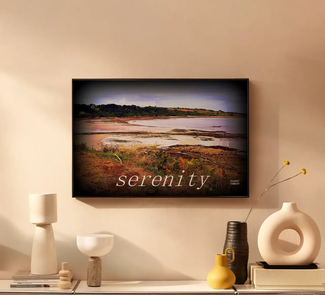 SERENITY. Acryl-Glas von TYPOGRAPHY BY THIERRY VOBMANN