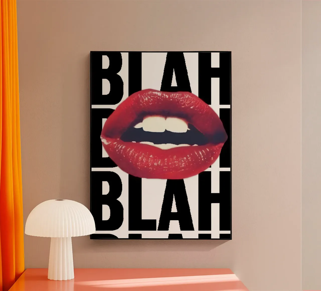 Blah Blah plexiglass da QuoteFrame