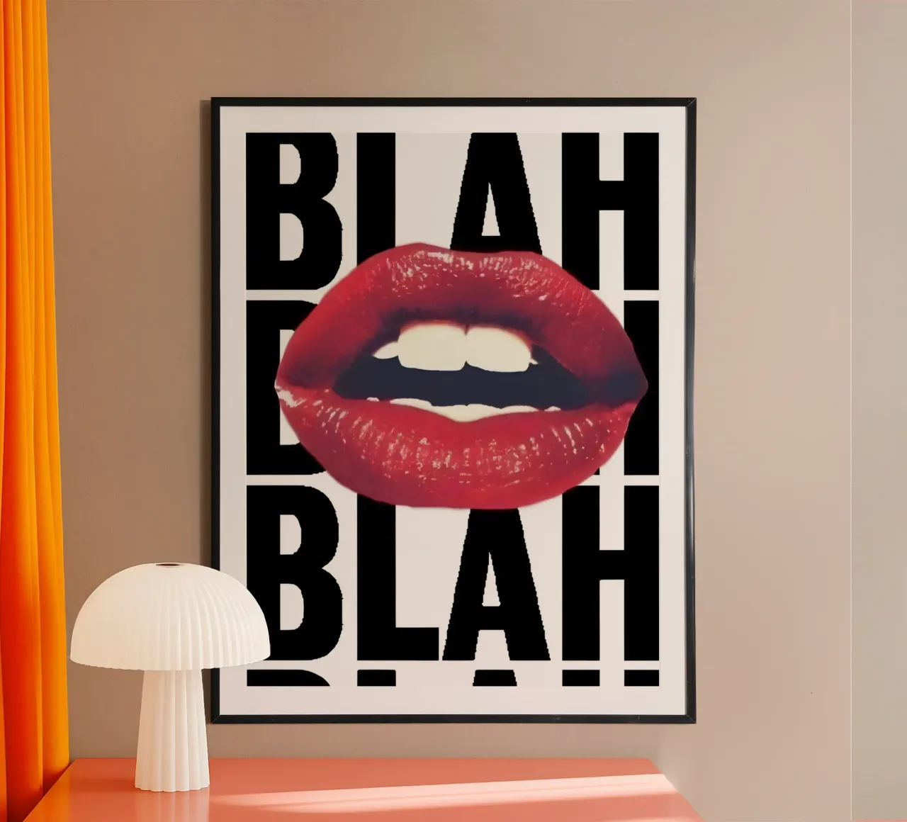 Blah Blah carta hahnemühle da QuoteFrame