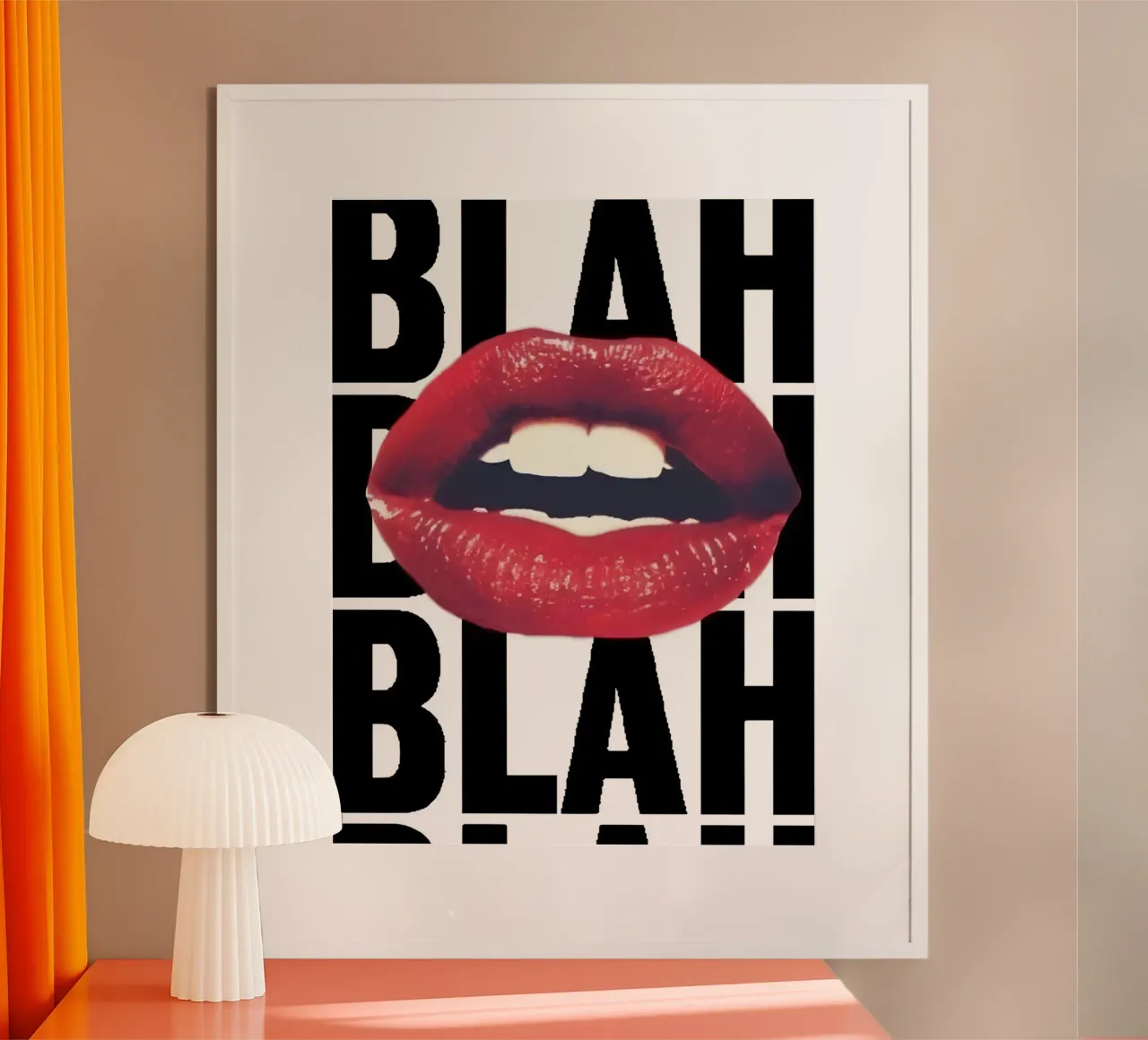 Blah Blah carta hahnemühle da QuoteFrame