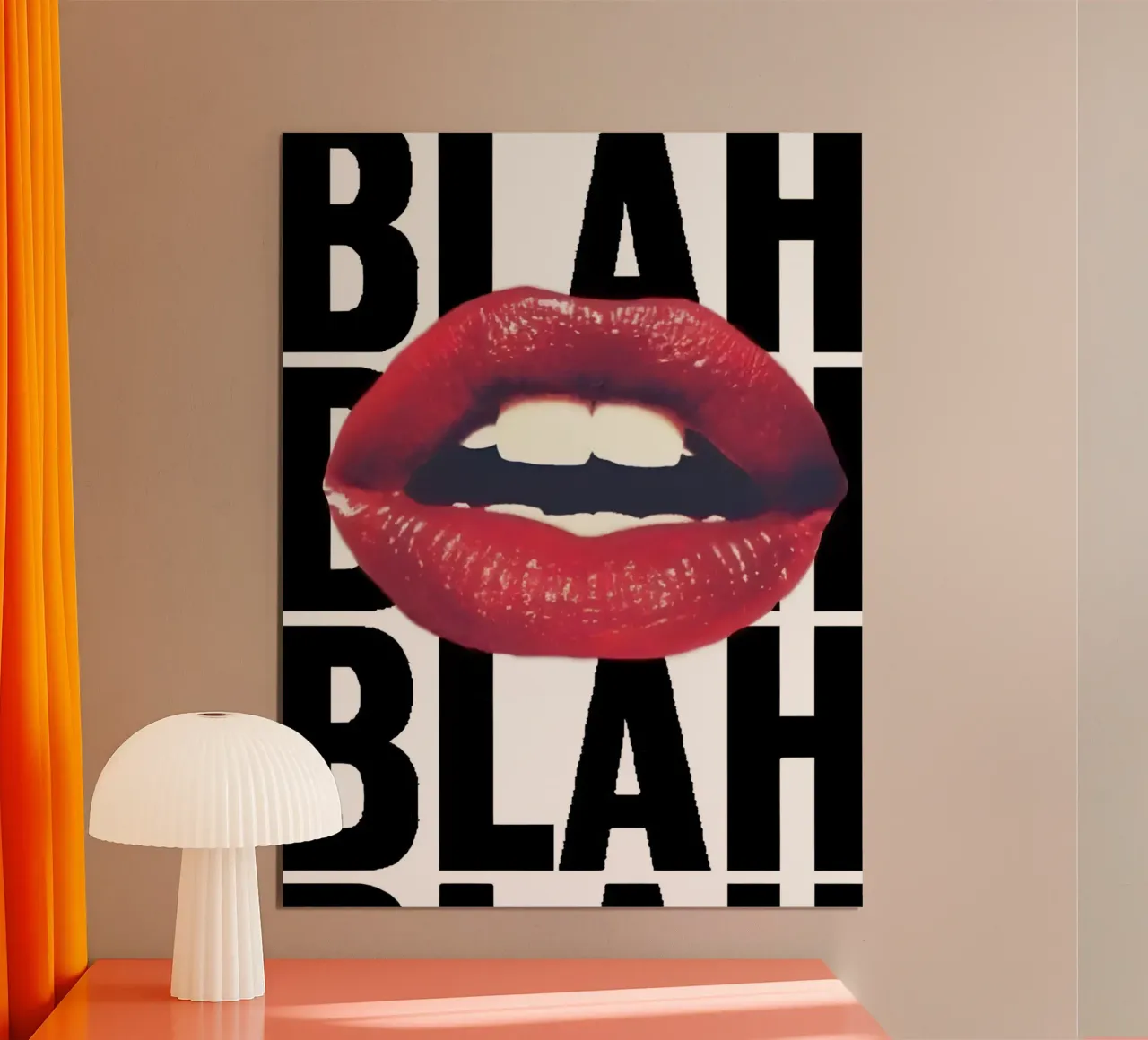 Blah Blah carta hahnemühle da QuoteFrame