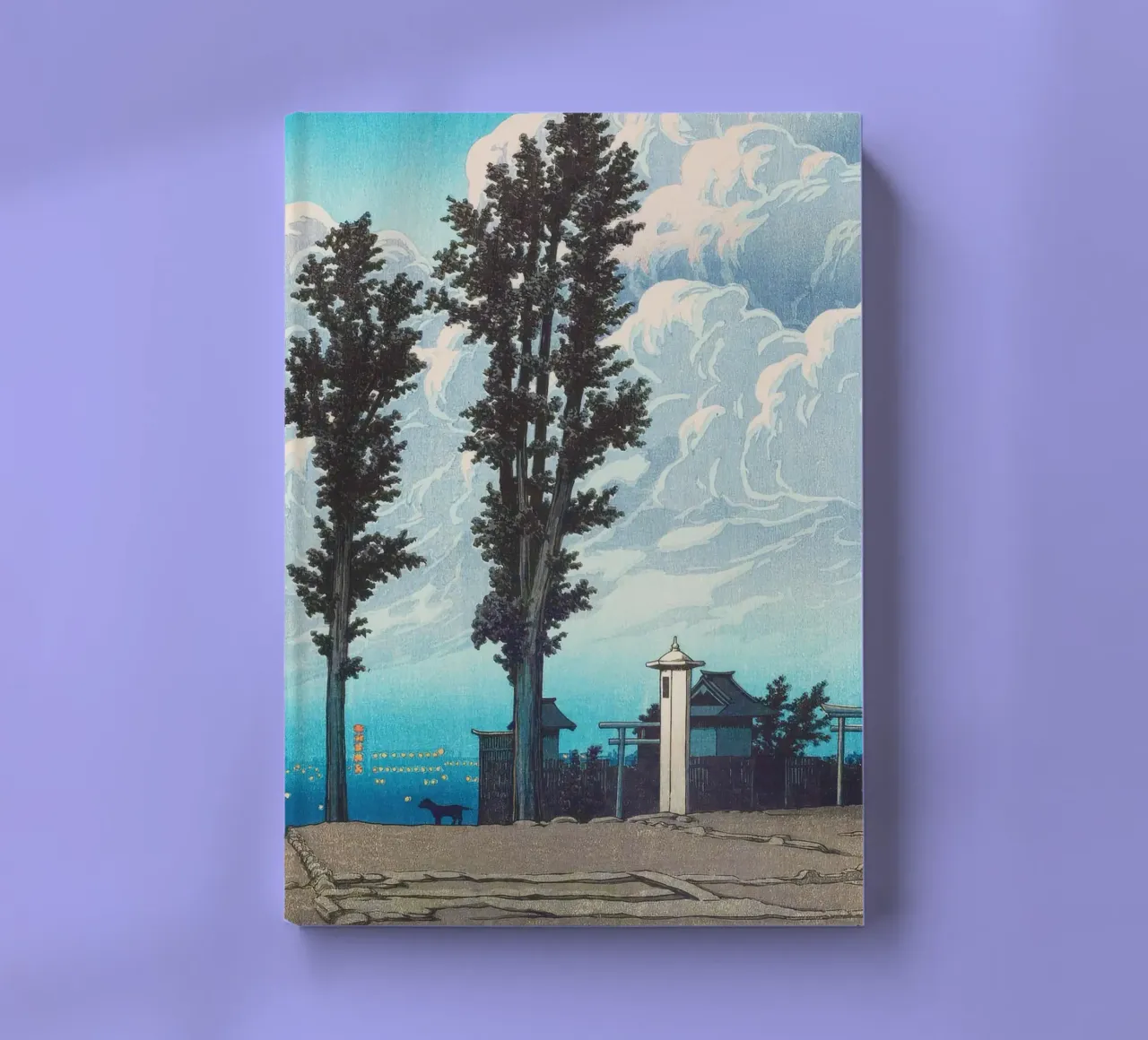 Kanda Myōjin Shrine Ground by Kawase Hasui diario da Chérie Prints