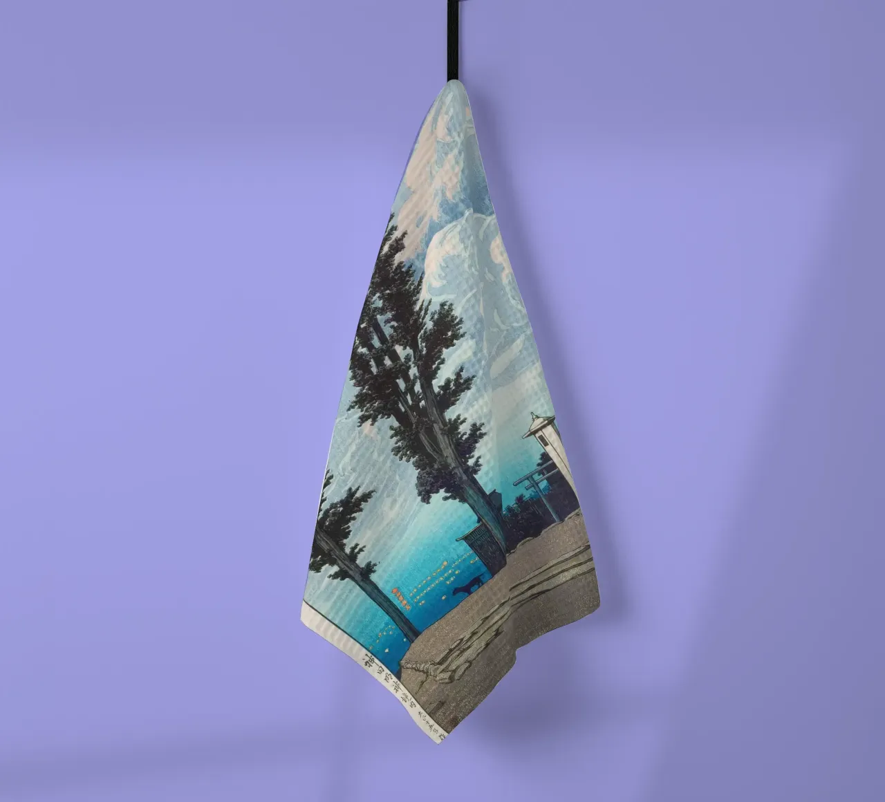 Kanda Myōjin Shrine Ground by Kawase Hasui canovaccio da cucina da Chérie Prints