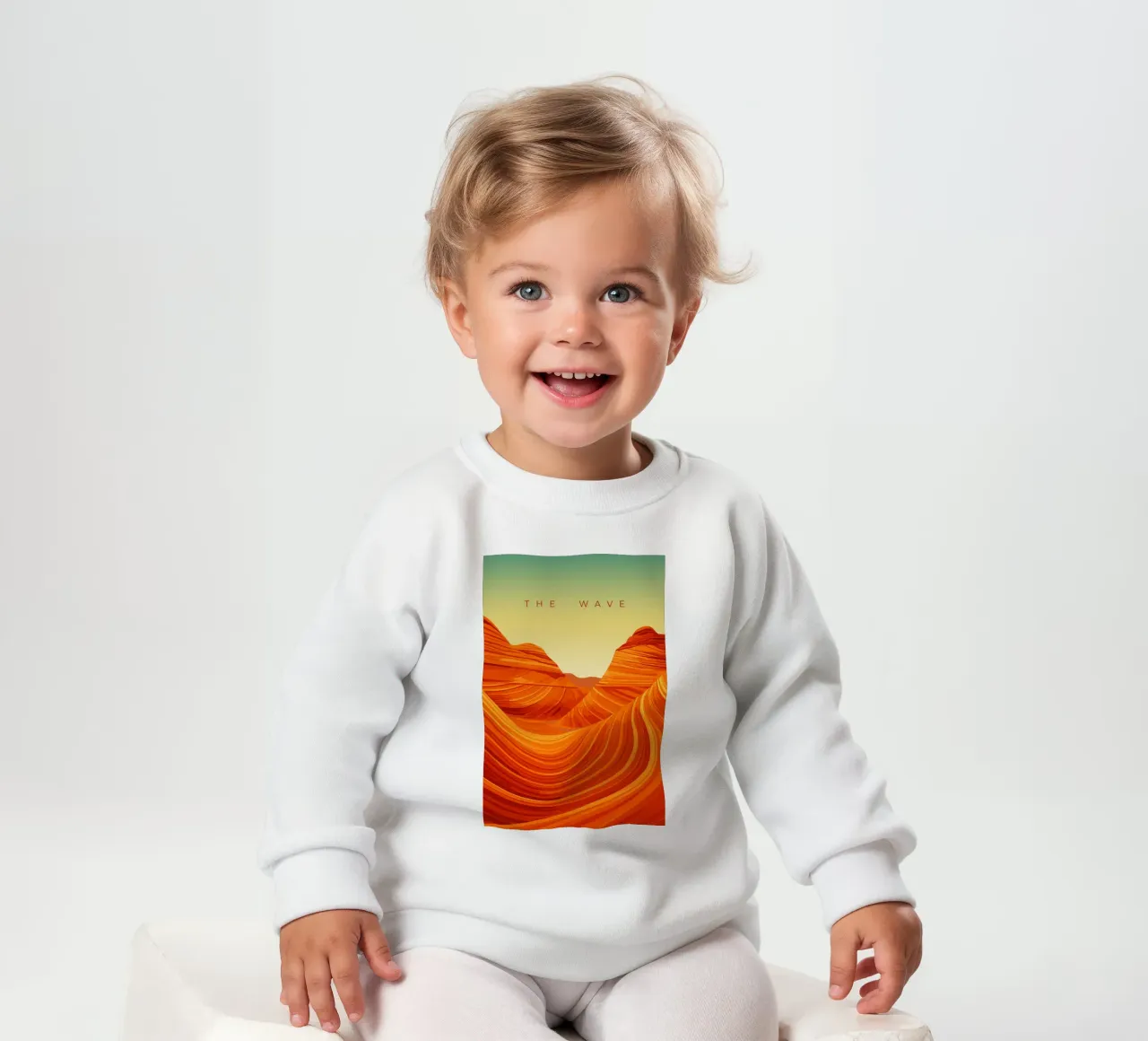 The Wave felpa neonato da minimalist designs