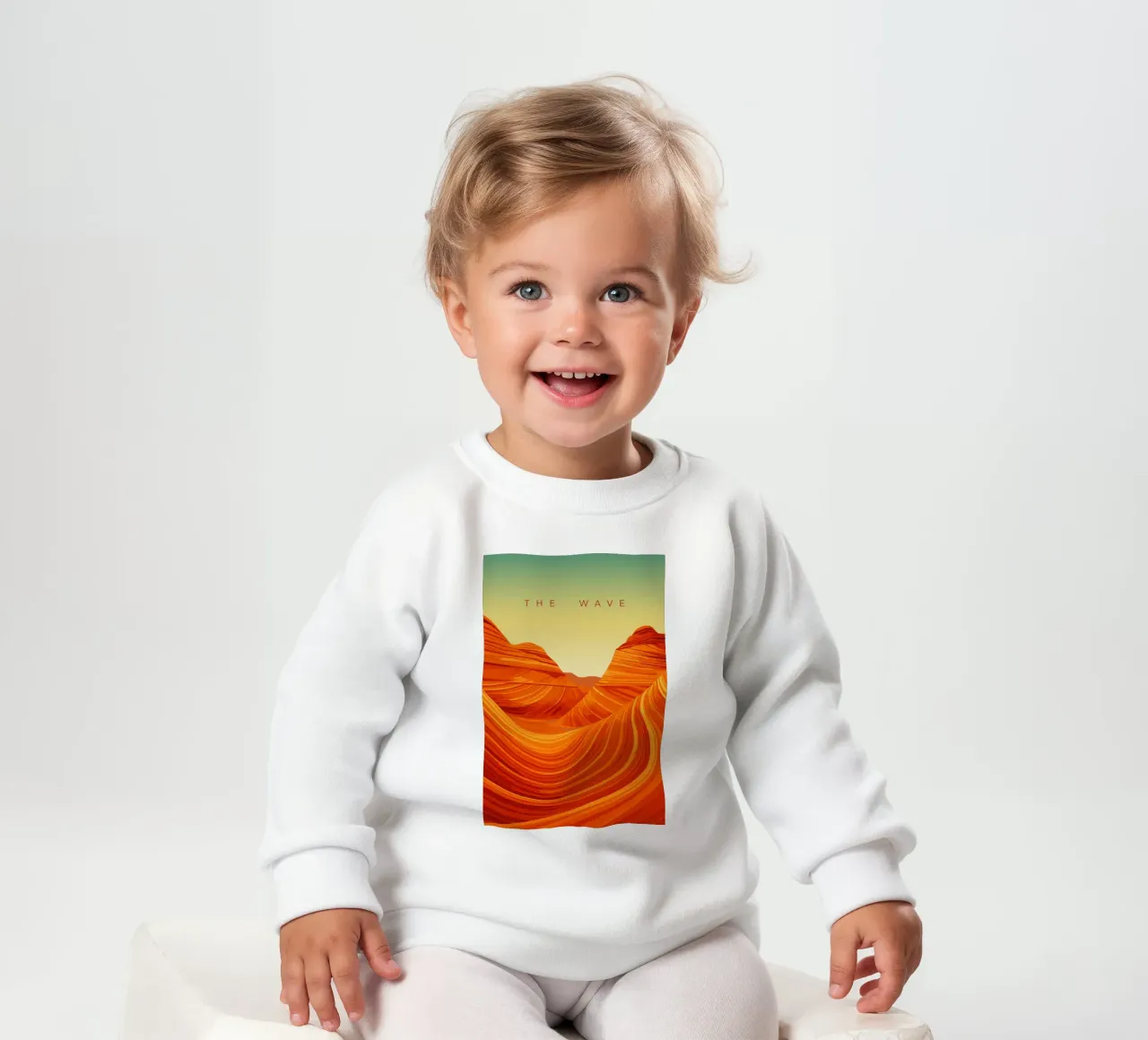 The Wave felpa neonato da minimalist designs