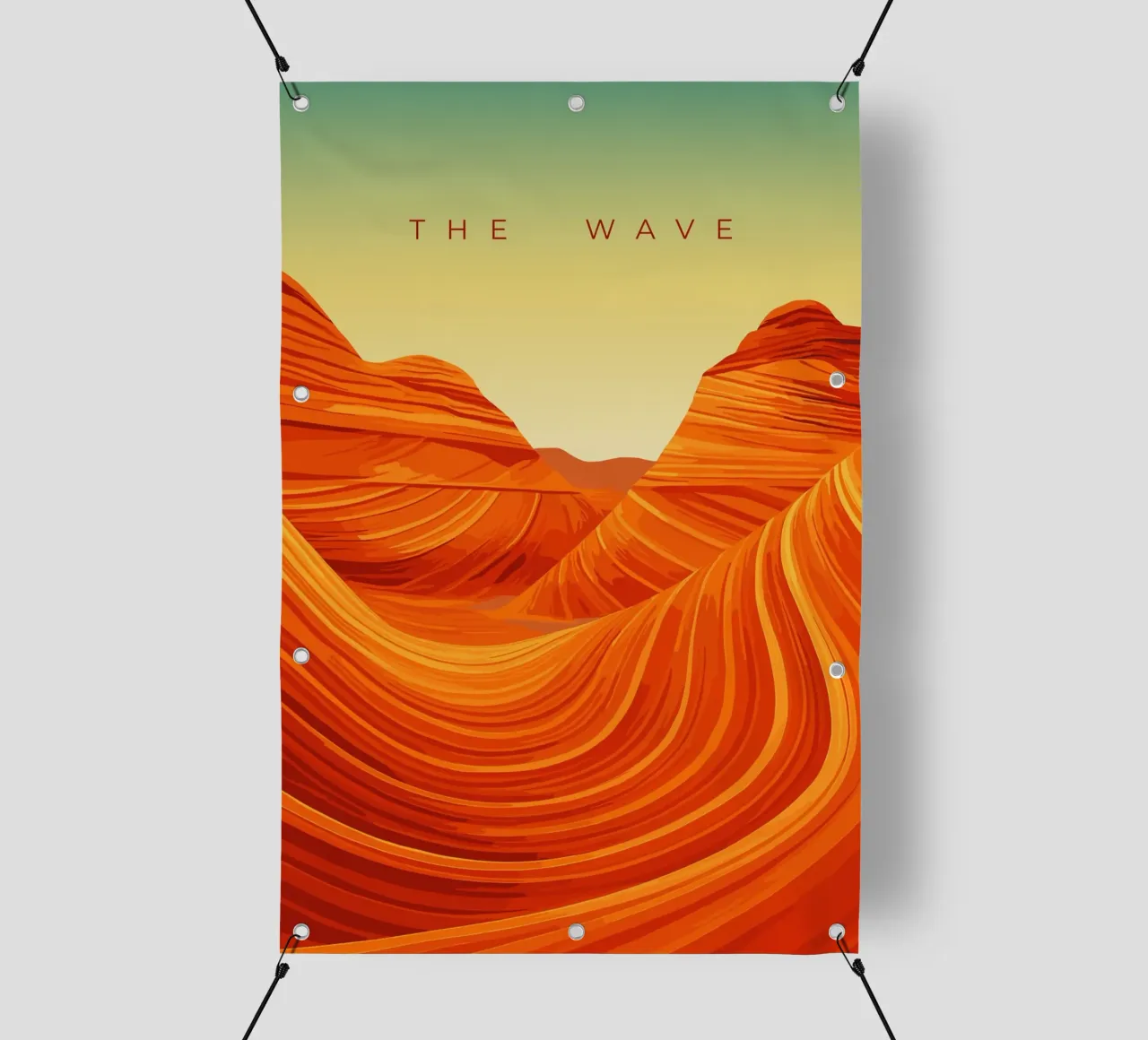 The Wave telo in pvc da minimalist designs