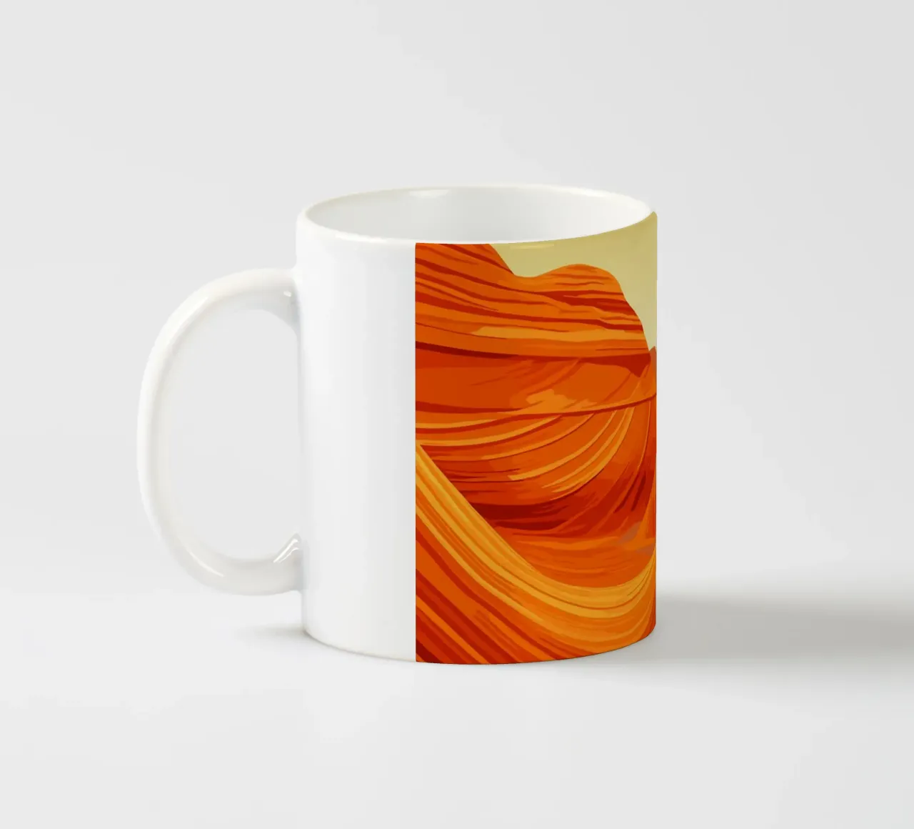 The Wave tazza in ceramica da minimalist designs