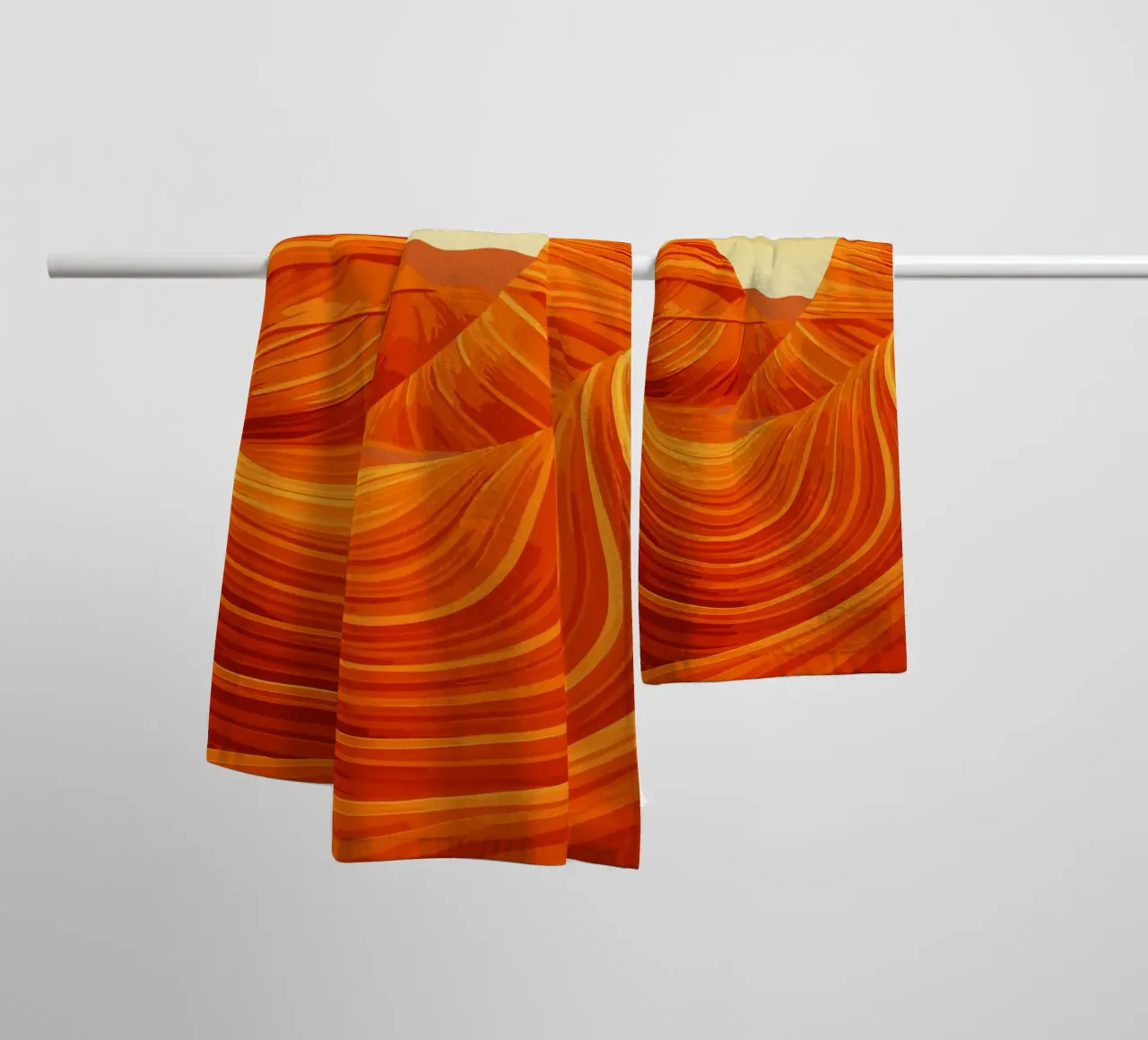 The Wave asciugamano da bagno da minimalist designs