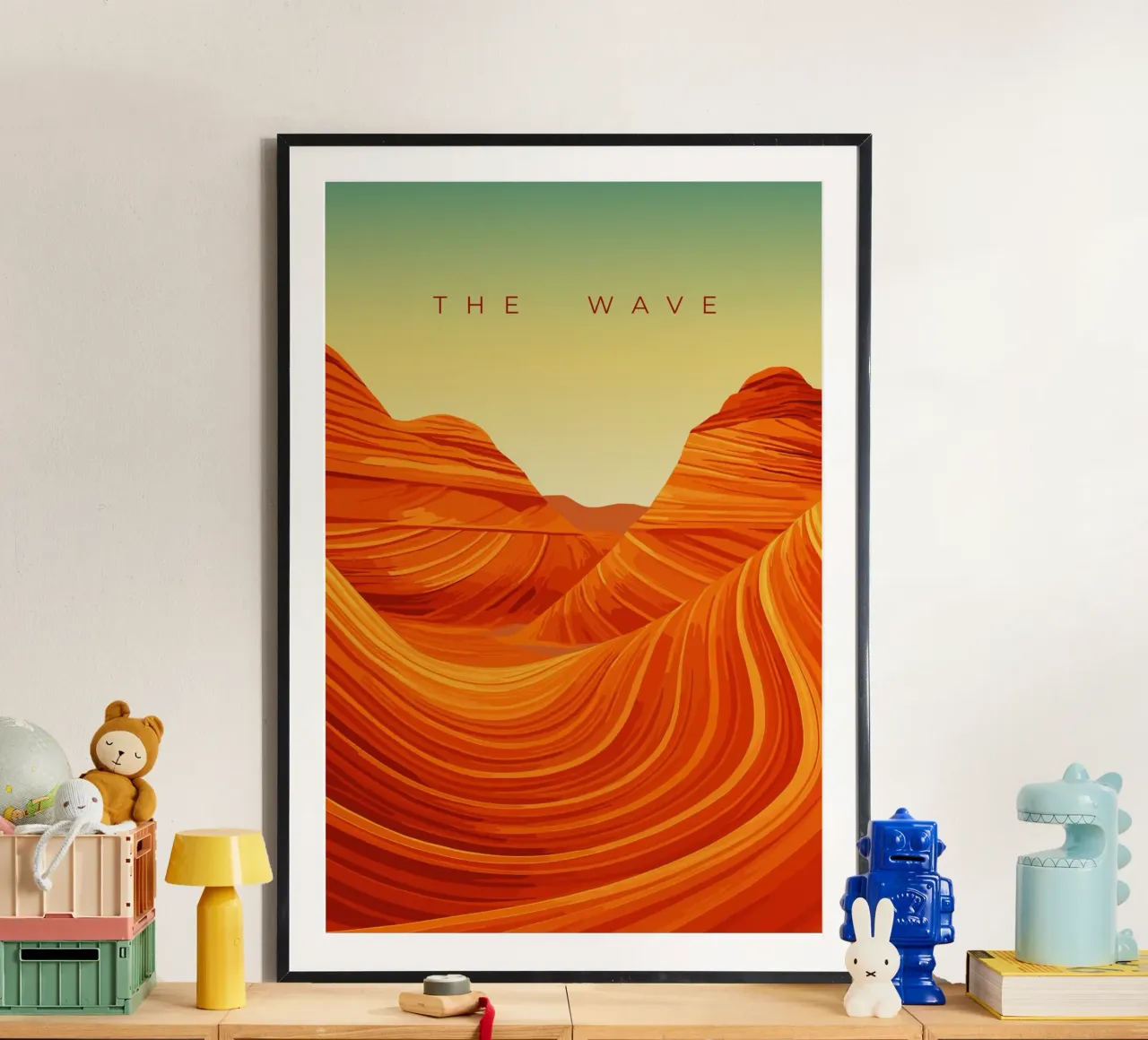 The Wave poster da minimalist designs
