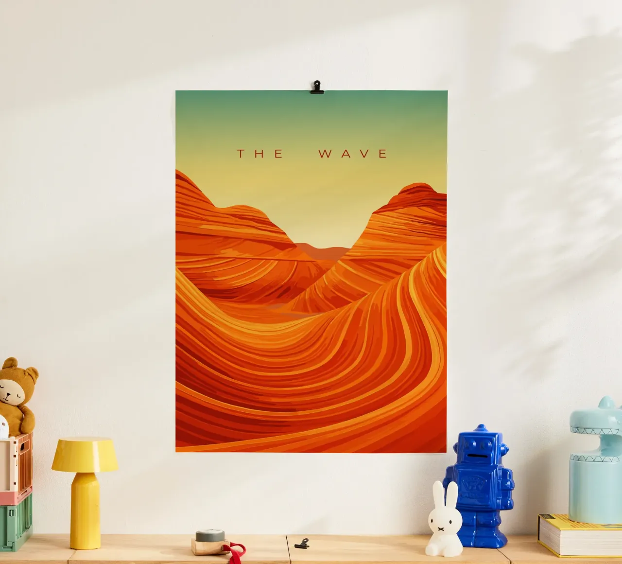 The Wave poster da minimalist designs