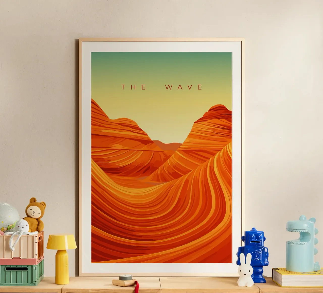 The Wave poster da minimalist designs