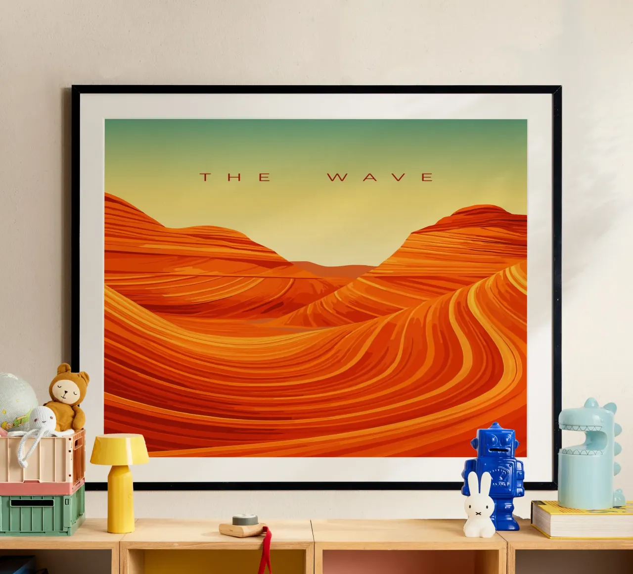The Wave poster da minimalist designs