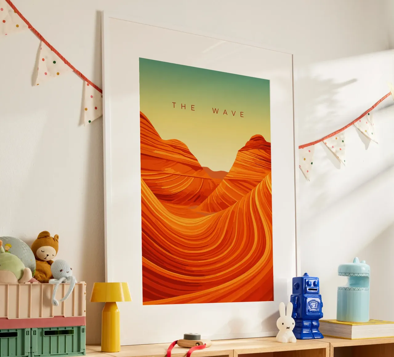 The Wave poster da minimalist designs