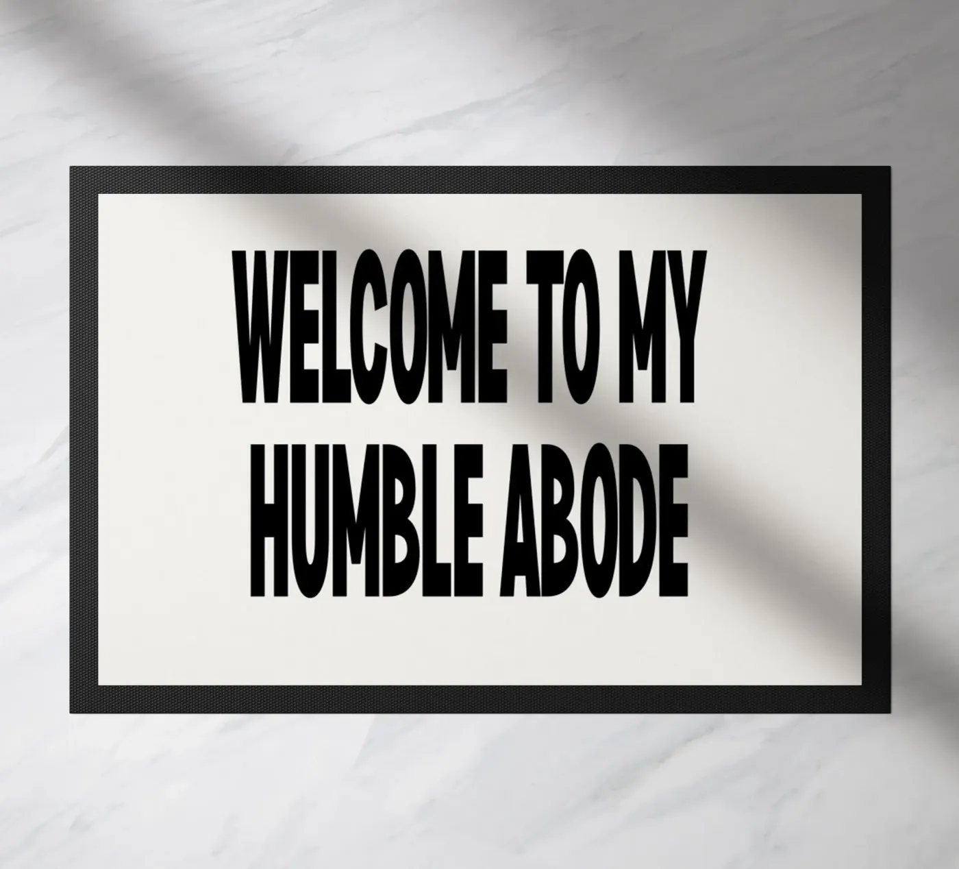 Humble abode Fußmatte von Emma Jane