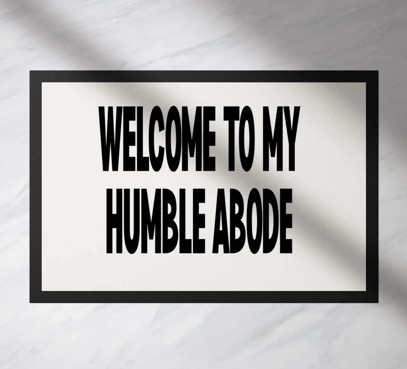 Humble abode Fußmatte von Emma Jane