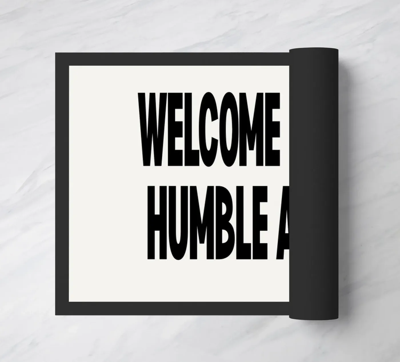 Humble abode Fußmatte von Emma Jane