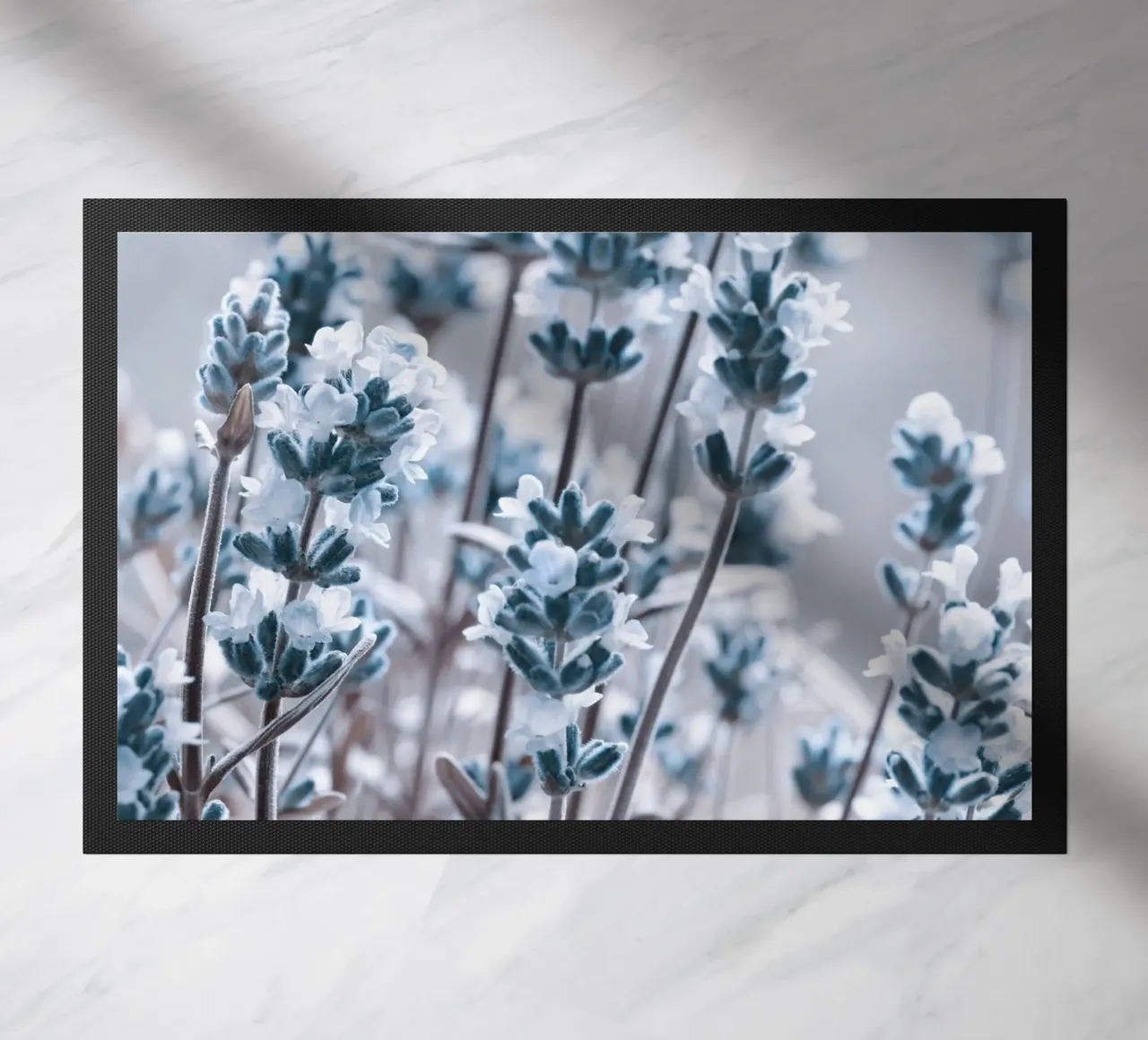 Lavendel deurmat van Atteloi