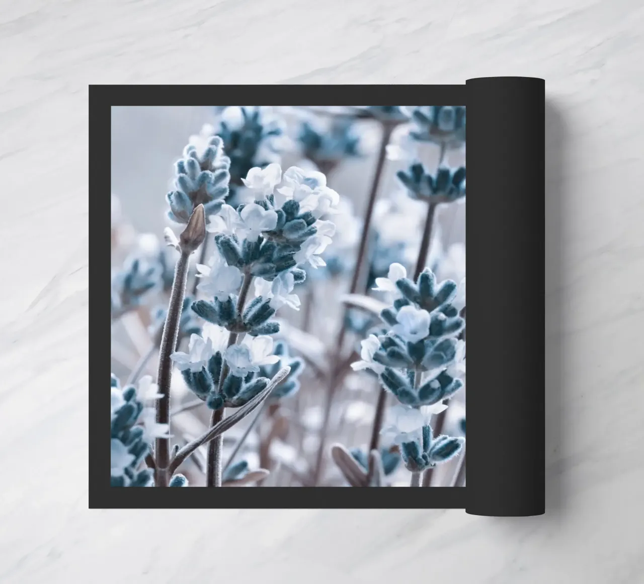 Lavendel deurmat van Atteloi