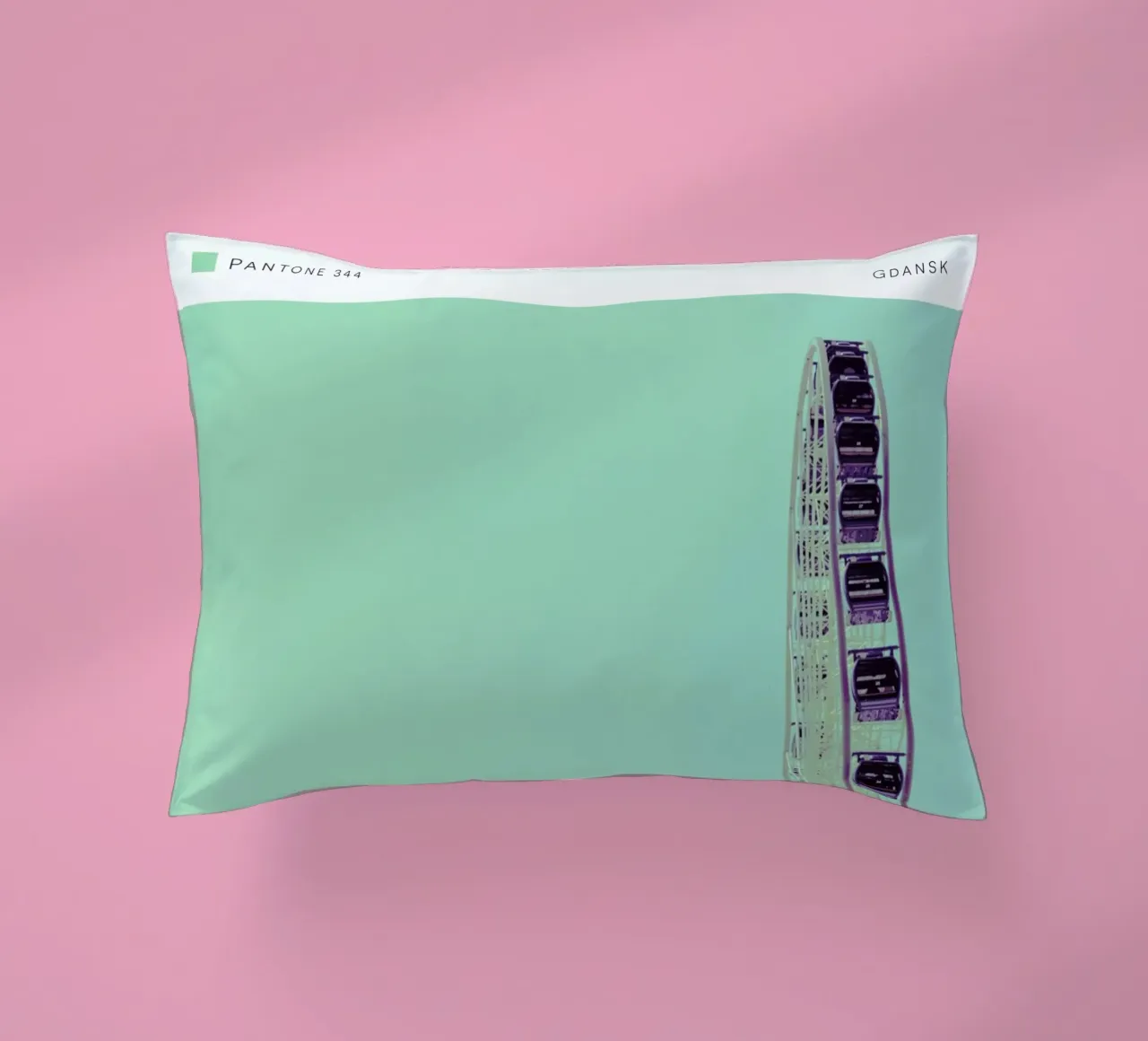 Gdansk Pantone 344 cuscino da In Full Color
