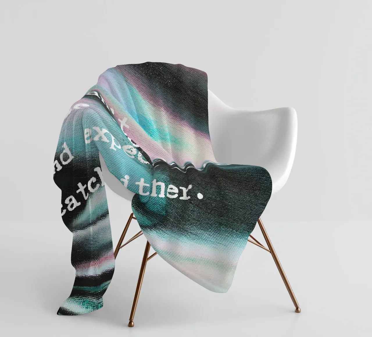 YOU CAN‘T CHASE TWO THINGS coperta in pile da ARTEVO