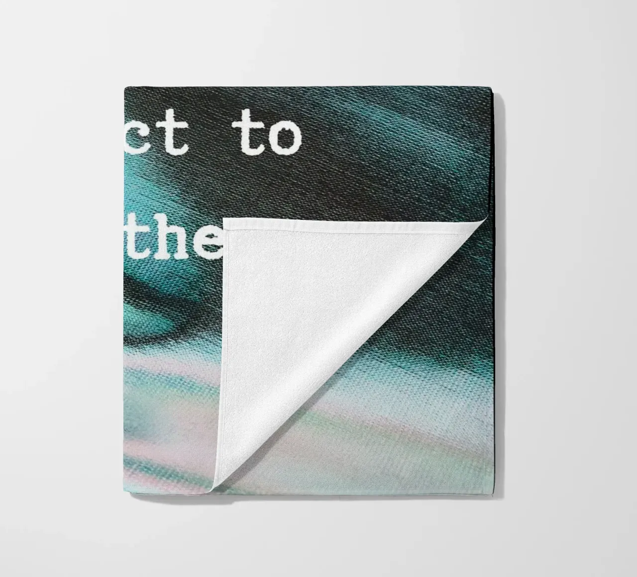 YOU CAN‘T CHASE TWO THINGS telo mare da ARTEVO